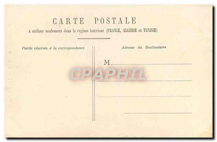 CPA Paris Notre Dame  — Verso