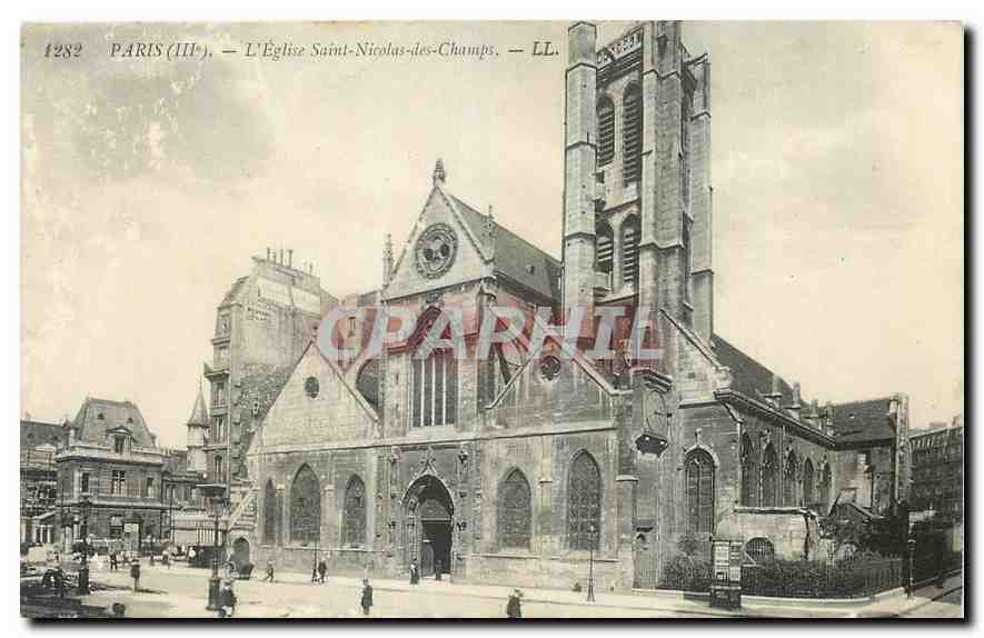 CPA Paris L'Eglise Saint Nicolas des Champs 
