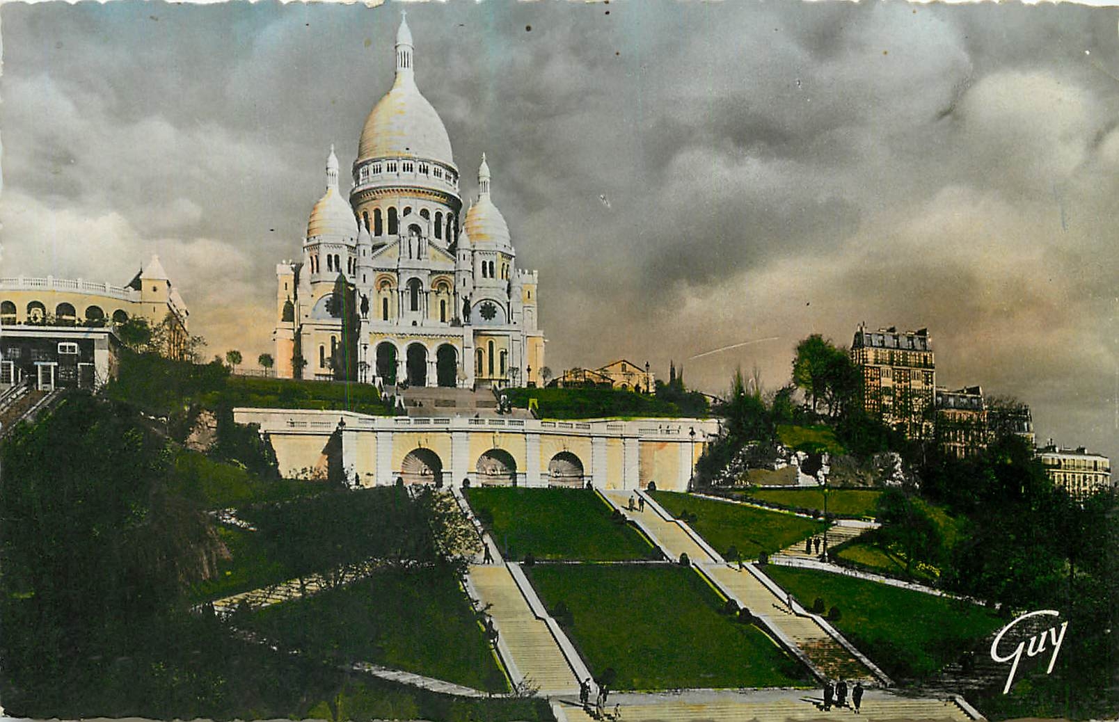 CPA Paris et ses Merveilles Basilique du Sacre Coeur de Montmartre 