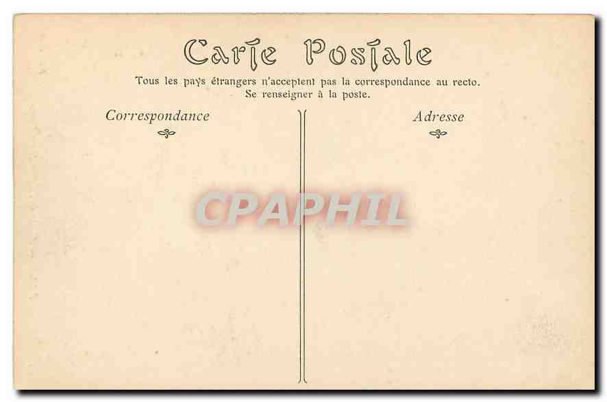 CPA Paris Abside d l'Eglise Notre Dame  — Verso