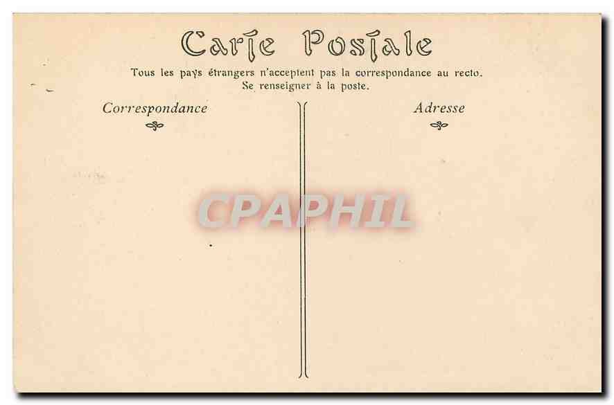 CPA Paris Portail de l'Eglise Notre Dame  — Verso