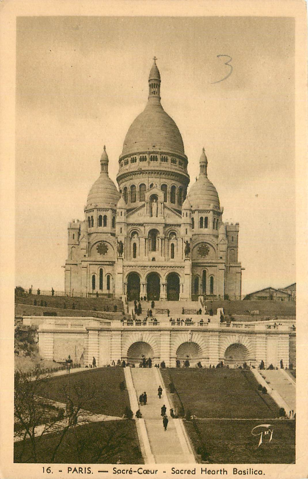CPA Paris Sacre Coeur 