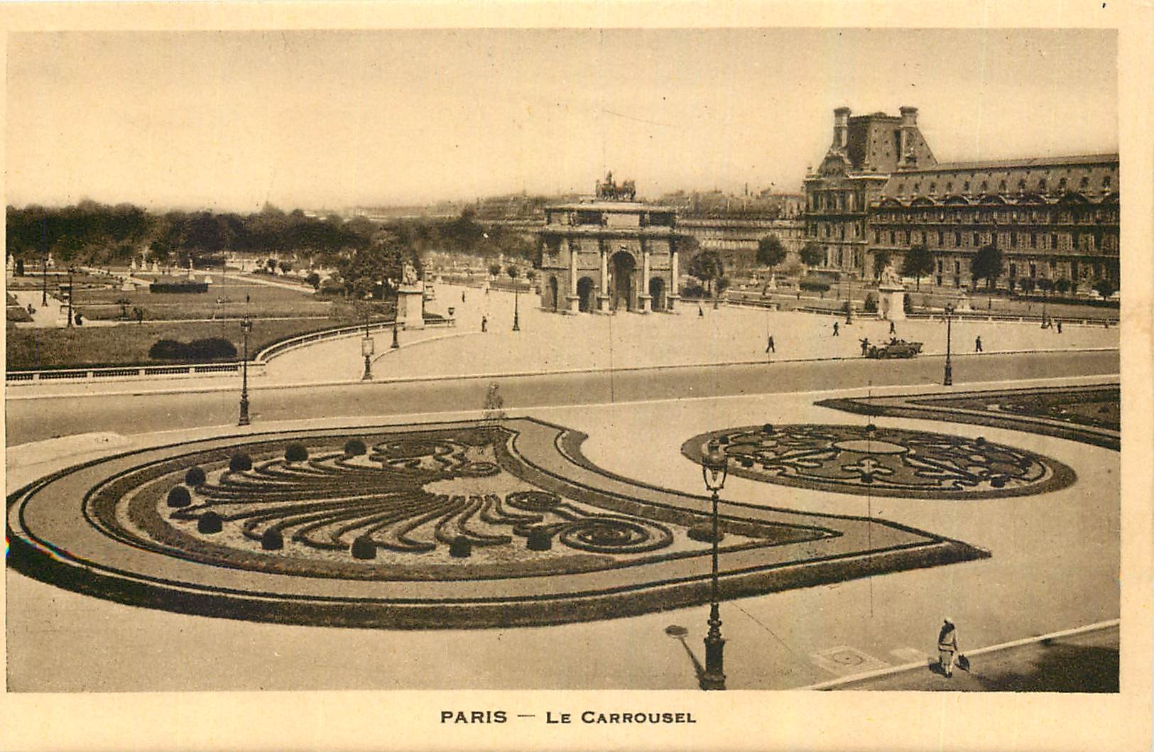 CPA Paris Le Carrousel 