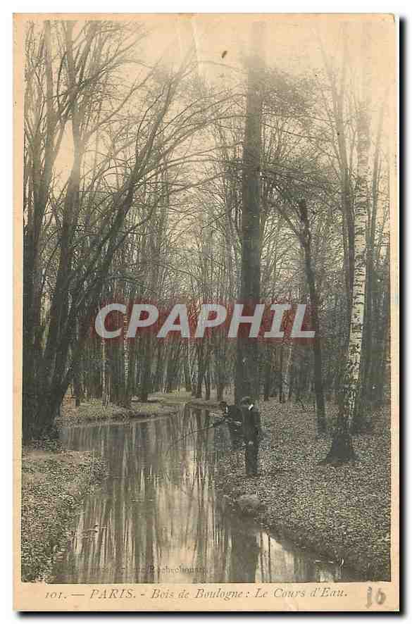 CPA Paris Bois de Boulogne Le Cours d'Eau 