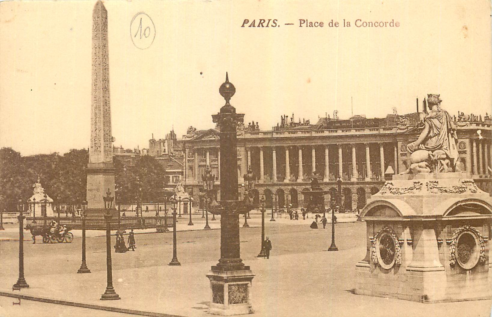 CPA Paris Place de la Concorde 