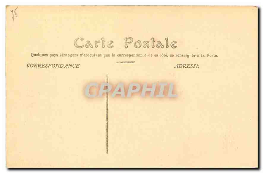CPA Paris Place de la Concorde  — Rückseite