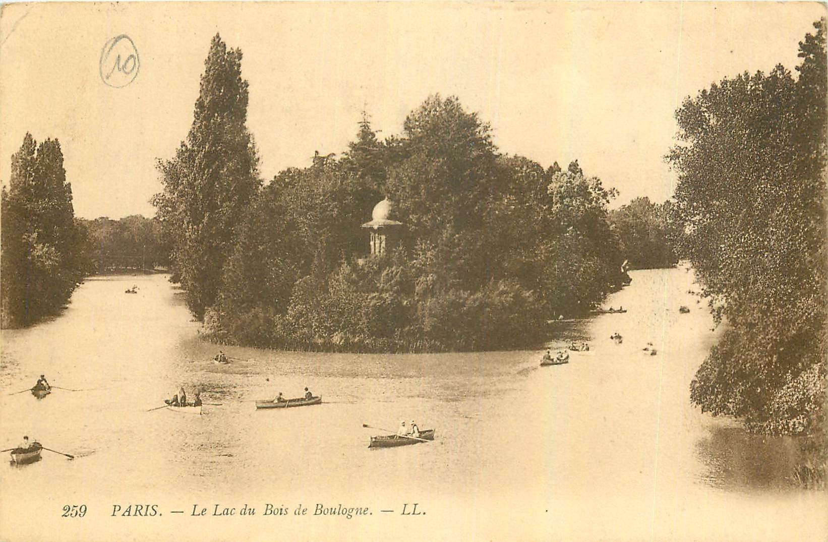 CPA Paris Le Lac de Bois de Boulogne 