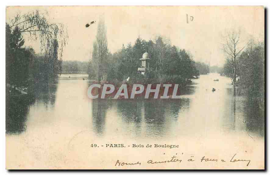 CPA Paris Bois de Boulogne 
