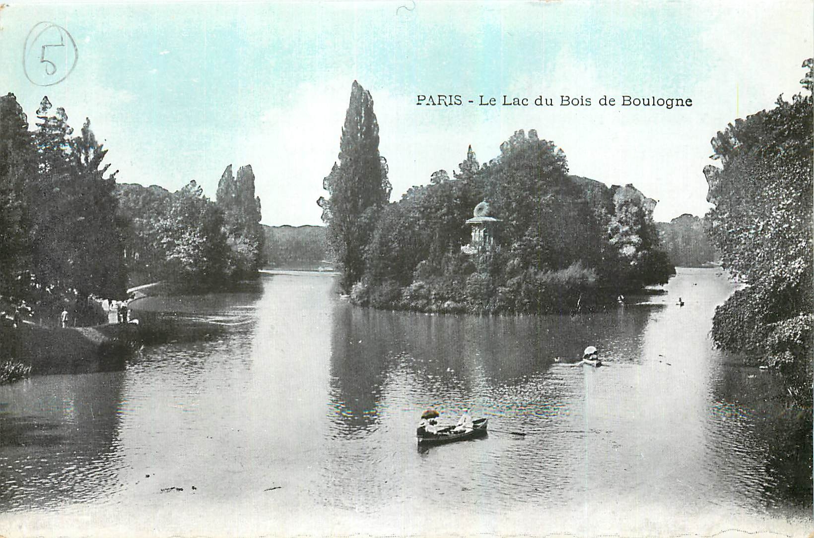 CPA Paris Le Lac du Bois de Boulogne 