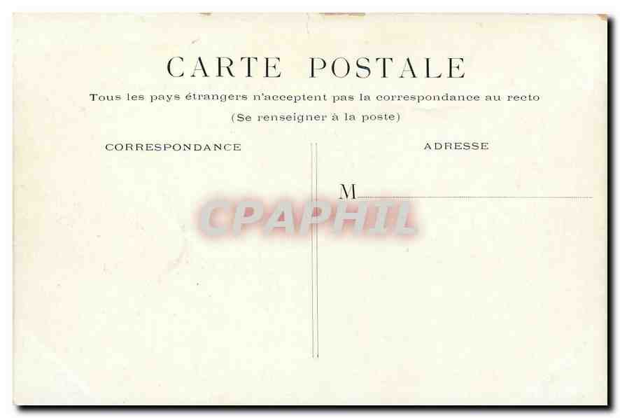 CPA Paris Le Lac du Bois de Boulogne  — Verso