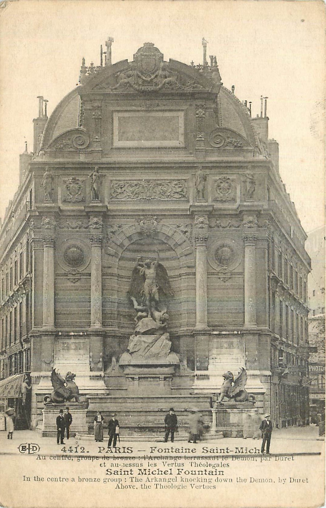 CPA Paris Fontaine Saint Michel 