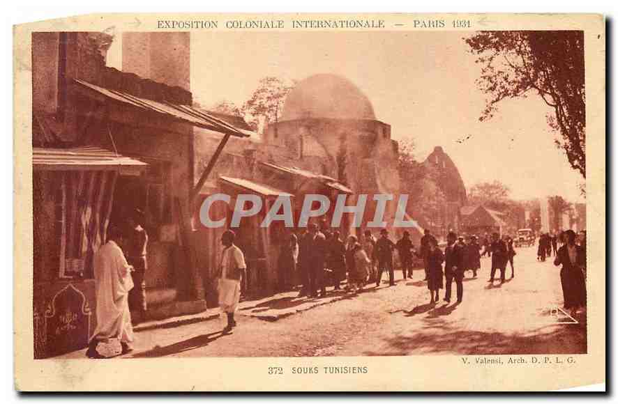 CPA Paris Sous Tunisiens Exposition Coloniale Internationale 1931