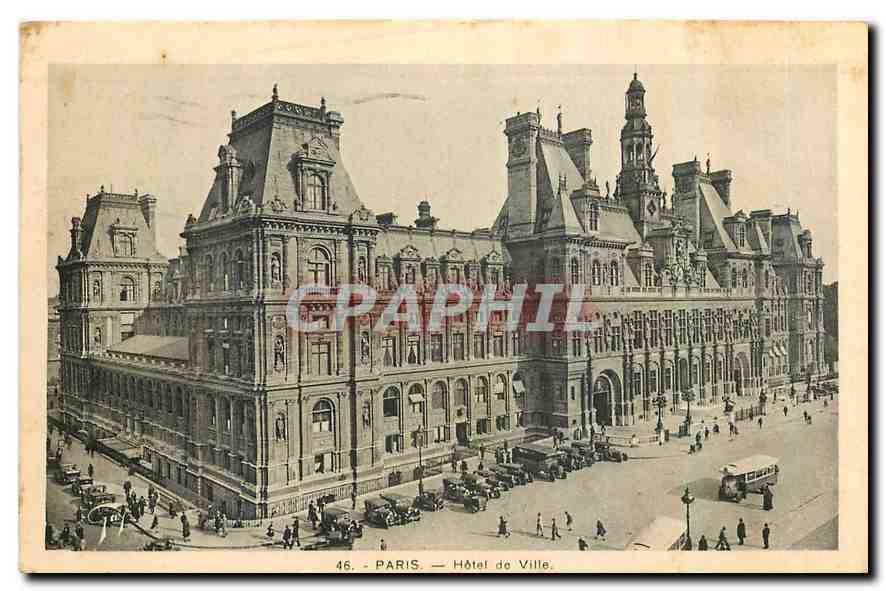 CPA Paris Hotel de Ville 