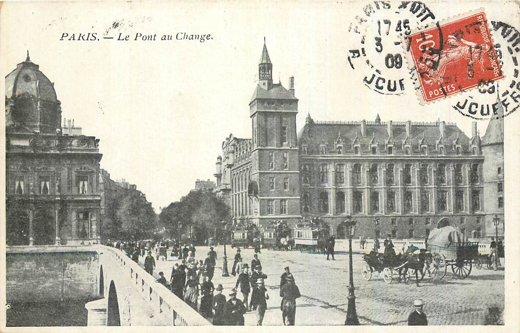 CPA Paris Le Pont au Change 