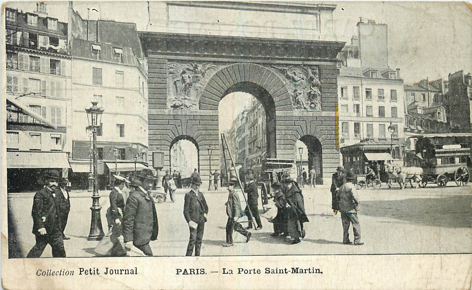 CPA Paris La Porte Saint Martin 