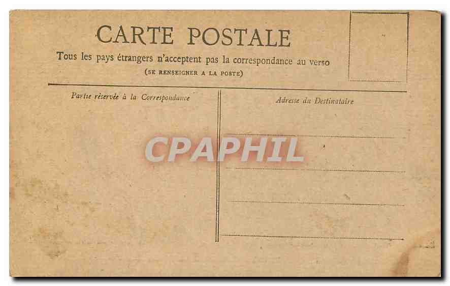 CPA Paris La Porte Saint Martin  — Verso