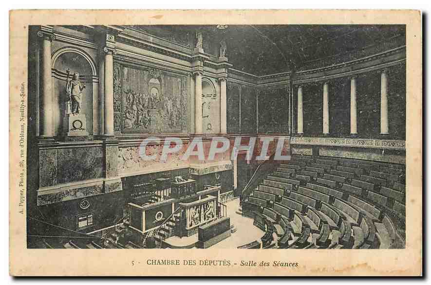 CPA Chambre des Deputes Salle des Seances 