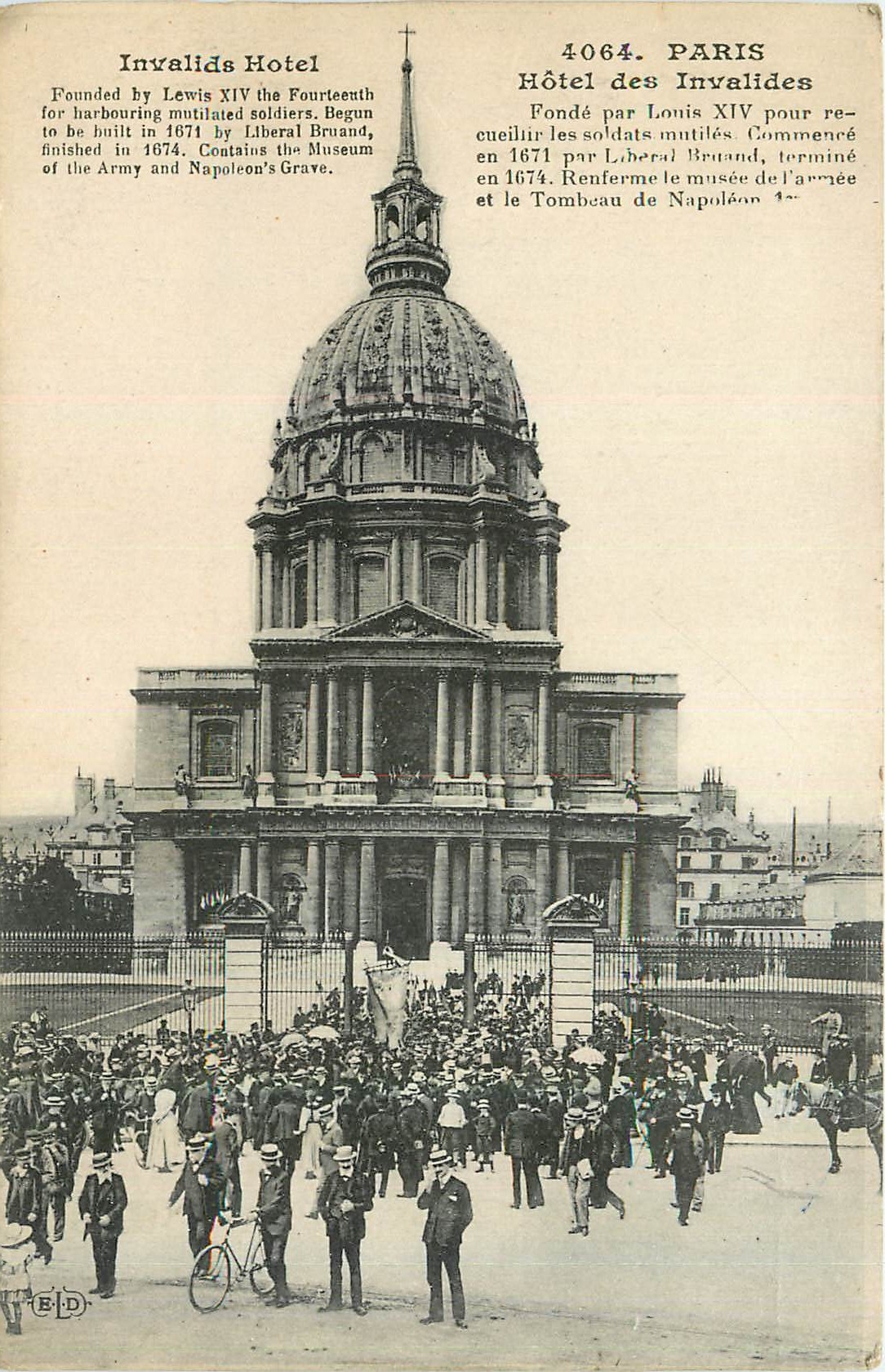 CPA Paris Hotel ds Invalides 