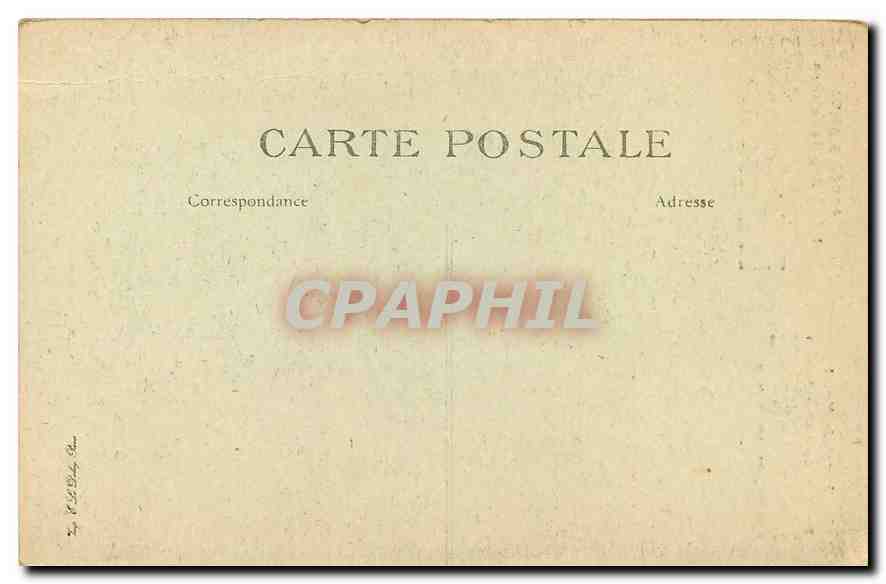 CPA Paris Hotel ds Invalides  — Rückseite