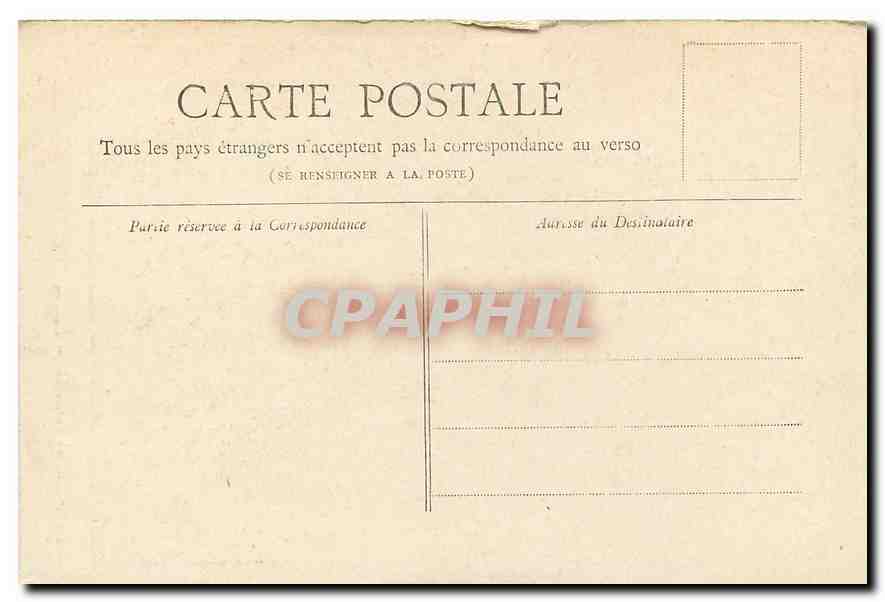 CPA Paris La Porte Saint Denis  — Rückseite