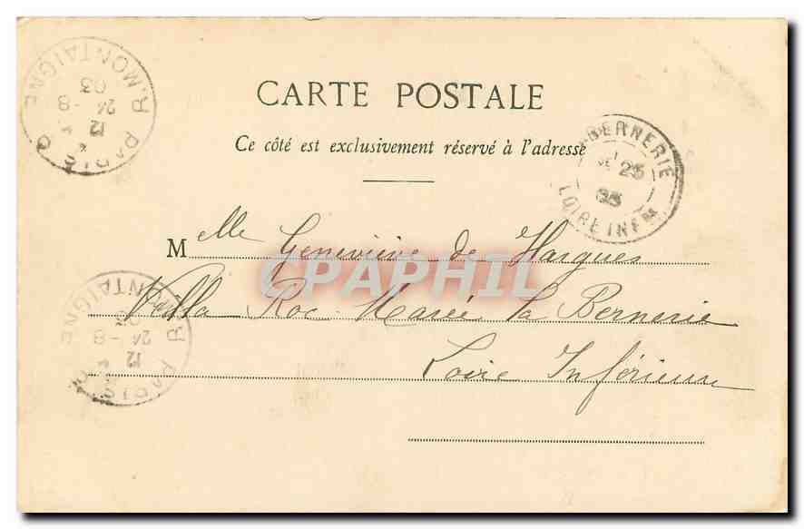 Paris - Église N.-D. de Lorette — éditeur Montaigne, n° 148 — Rückseite