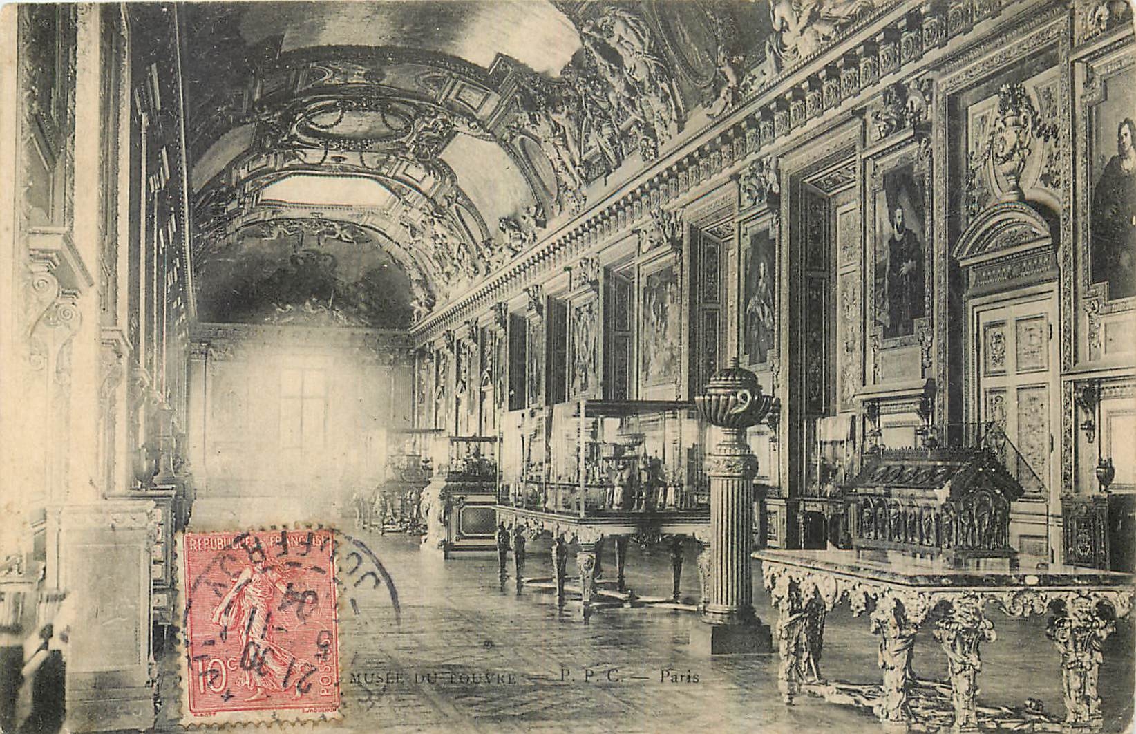 CPA Paris Musee du Louvre 