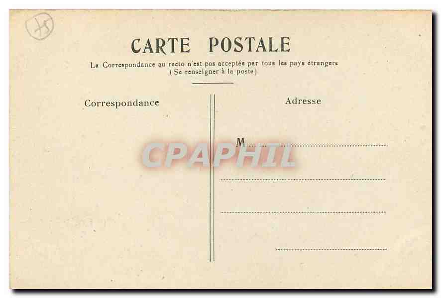 CPA Paris Le Palais du Trocadero  — Verso