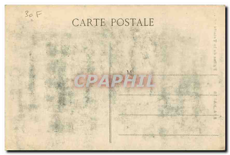 CPA Paris Eglise de la Trinite  — Verso