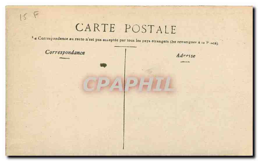 CPA Paris Theatre du Vaudevile et Boulevard des Italiens  — Verso