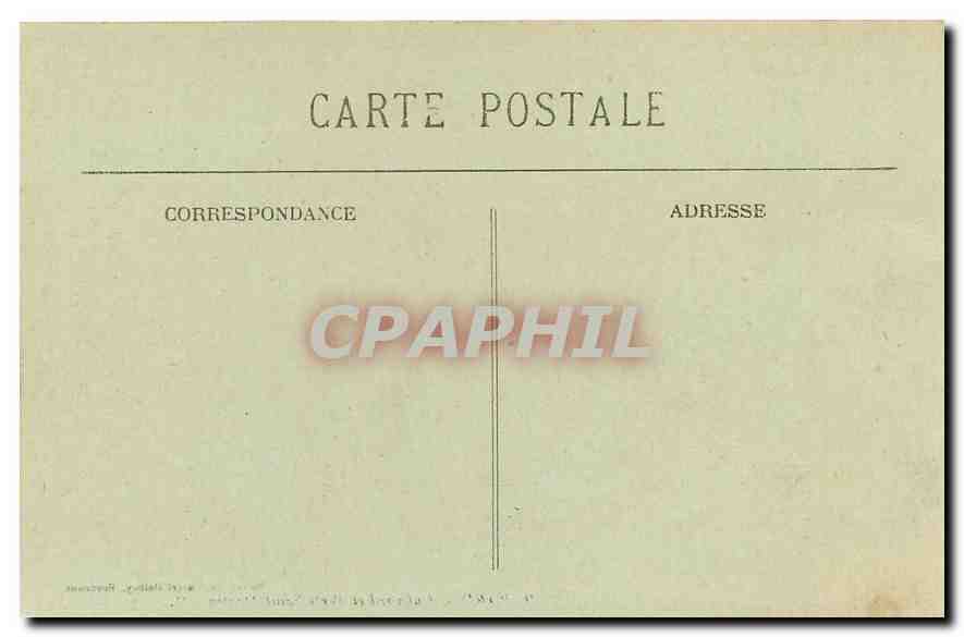 CPA Paris Boulevard et Porte Saint Martin  — Rückseite