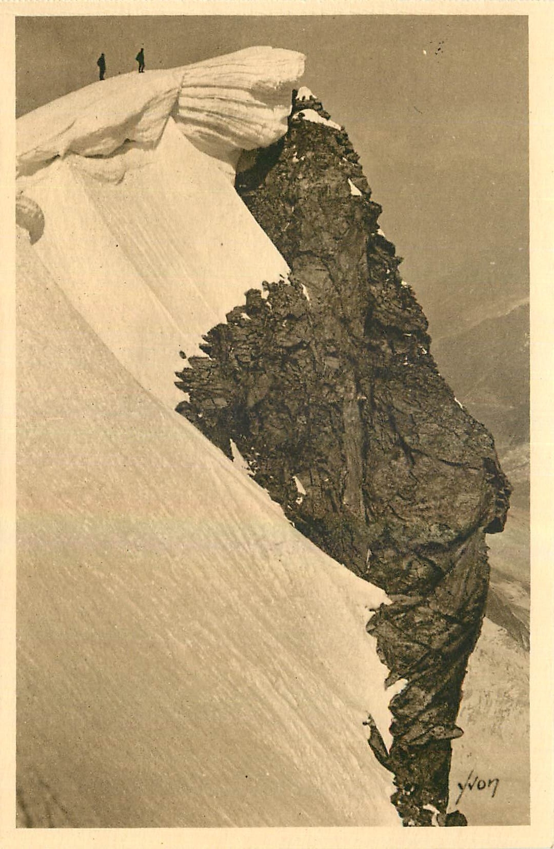 CPA La Douce France Massif du Mont Blanc Les Grandes Jorasses Pointe Walker 