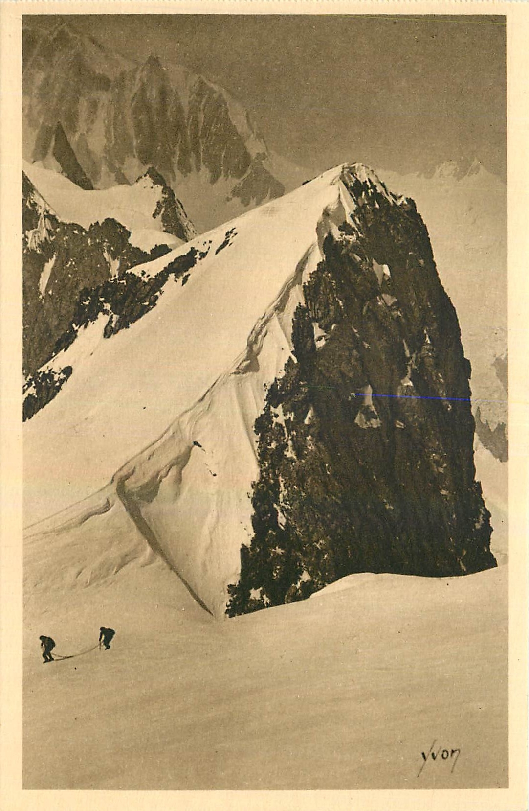 CPA La Douce France Massif du Mont Blanc Les Grandes Jorasses Pointe Whymper 