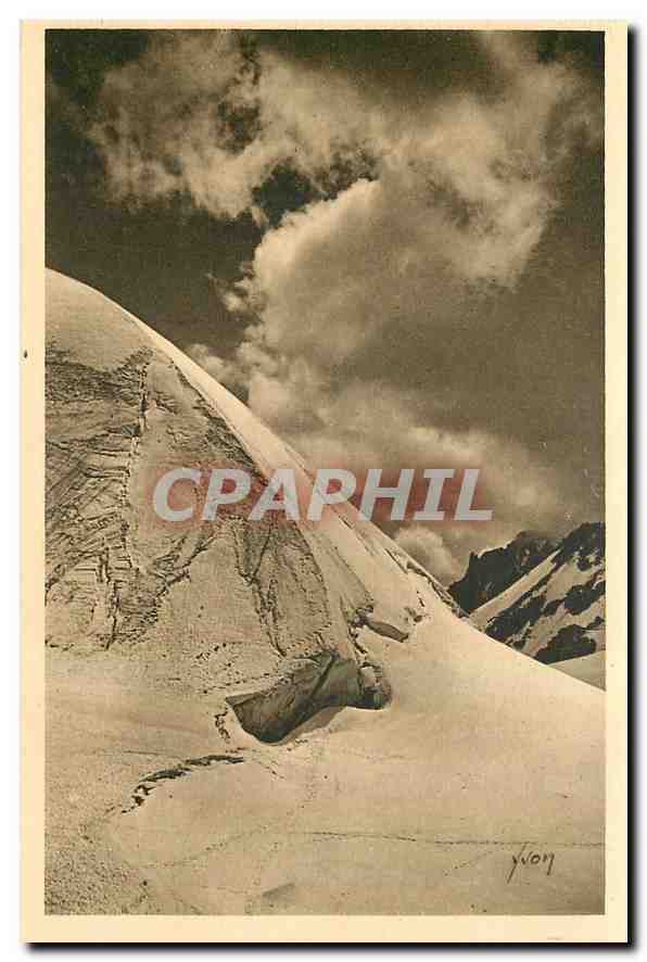 CPA La Douce France Massif du Mont Blanc Glacuer du Geant Le Grand Flambeau pres le Col du Geant et 