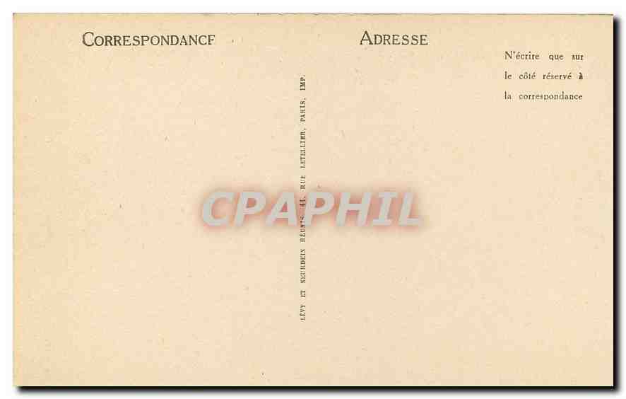 CPA Thonon les Bains Lac Leman Pointe et Chateau d'Yvoire  — Verso