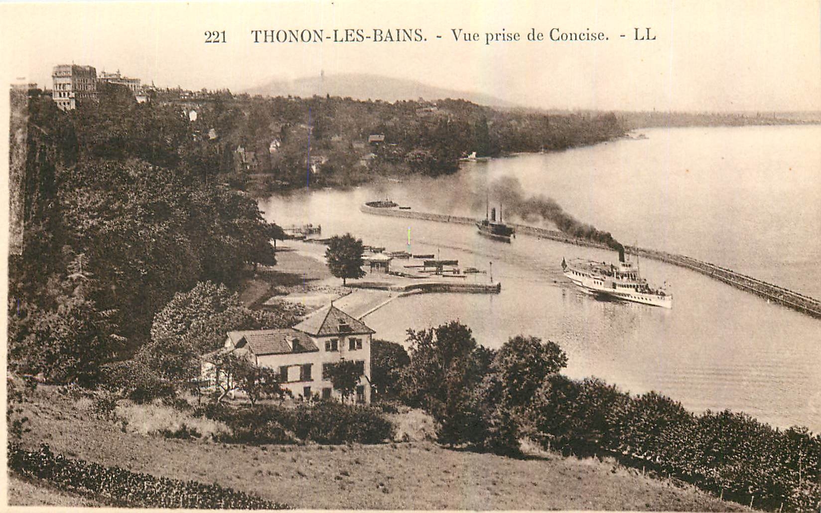 CPA Thonon les Bains Vue prise de Coneise 