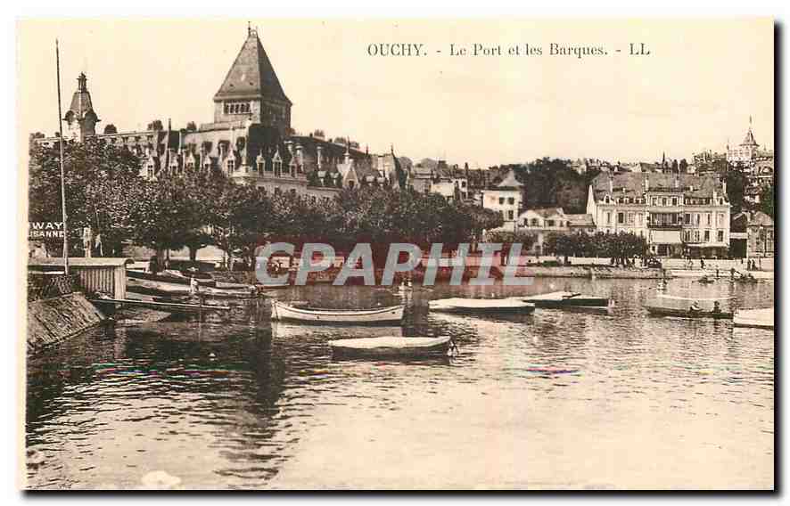 CPA Vichy Le Port et les Barques 