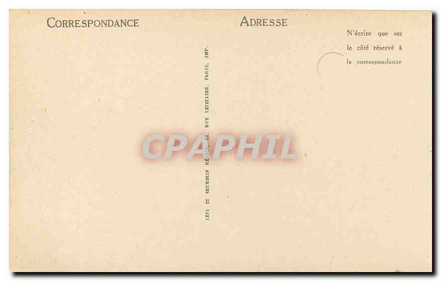 CPA Lausanne et les Alpes  — Rückseite