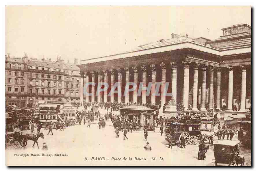 CPA Paris Place de la Bourse 