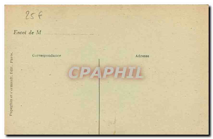 CPA Paris La Bourse  — Rückseite
