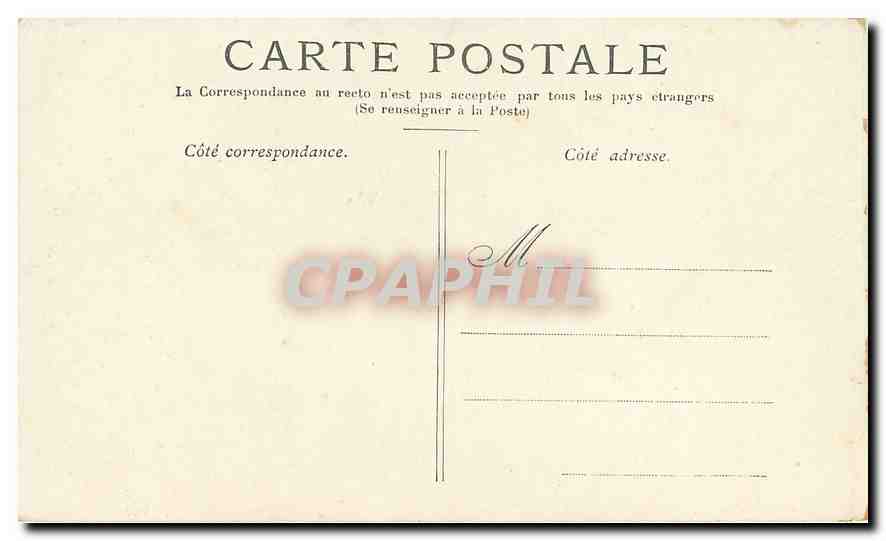 CPA Paris Louis Blanc  — Rückseite