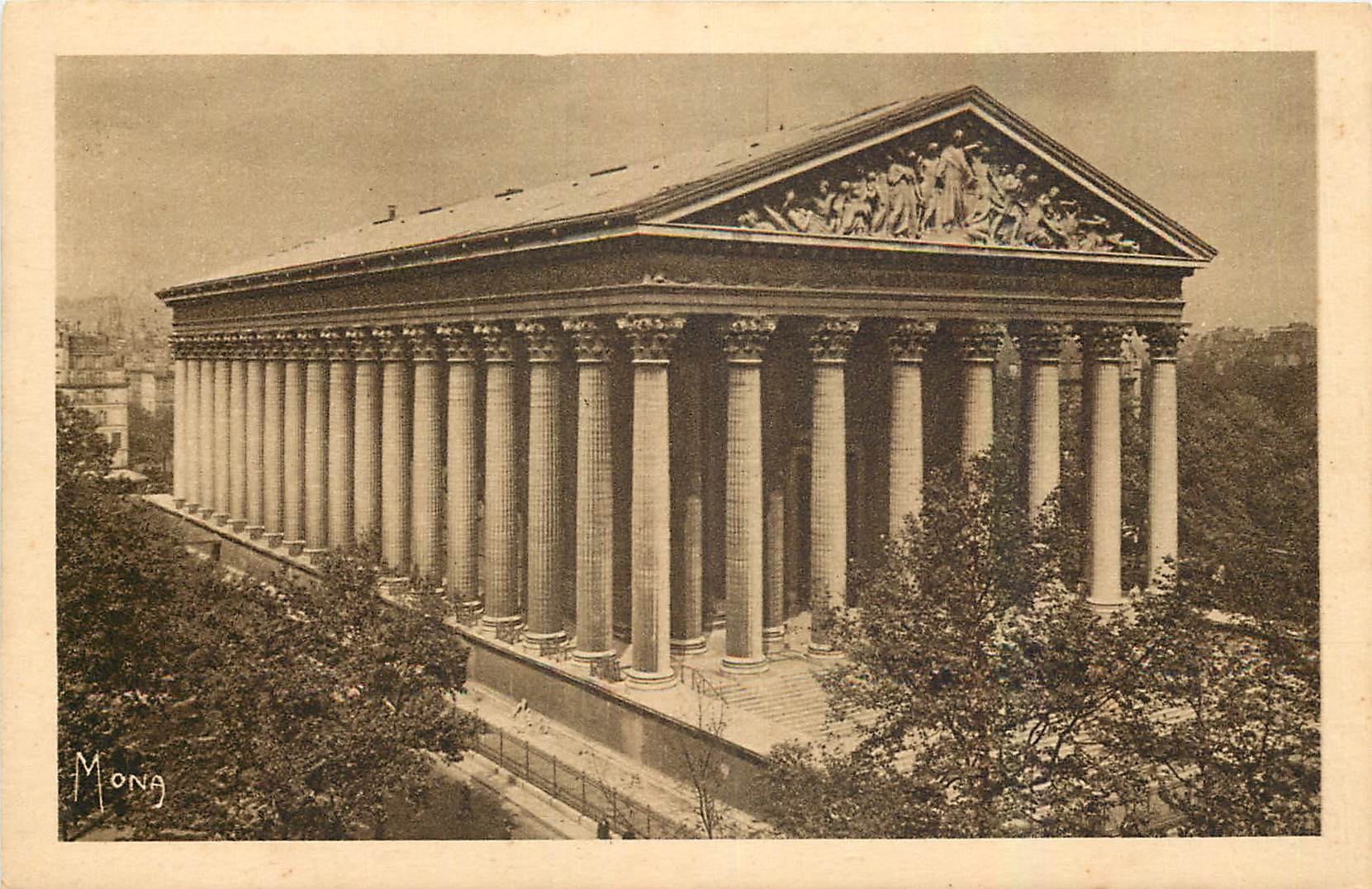 CPA Les Petits tableaux de Paris La Madeleine 
