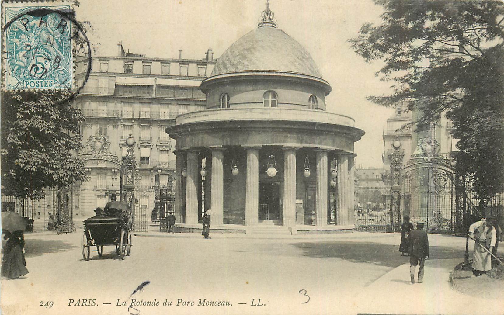 CPA Paris La Ratonde du Parc Monceau 