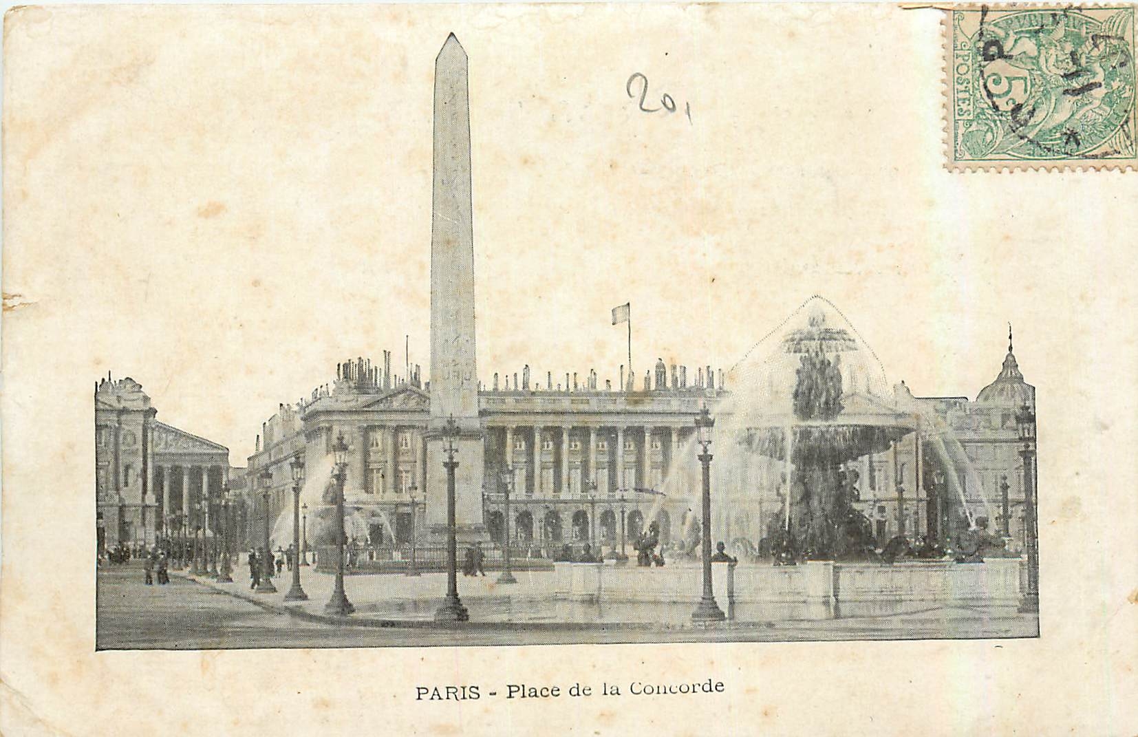CPA Paris Place de la Concorde 