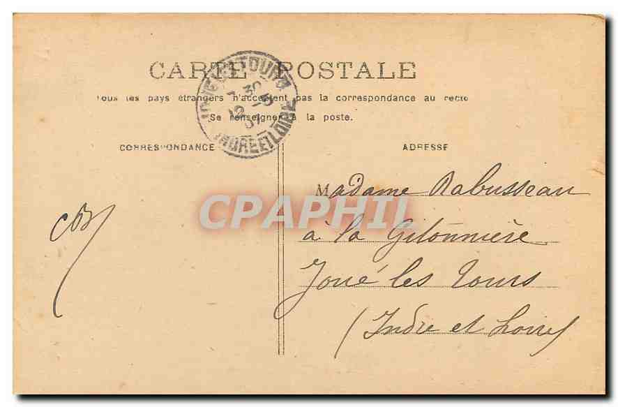 CPA Paris Place de la Concorde  — Rückseite