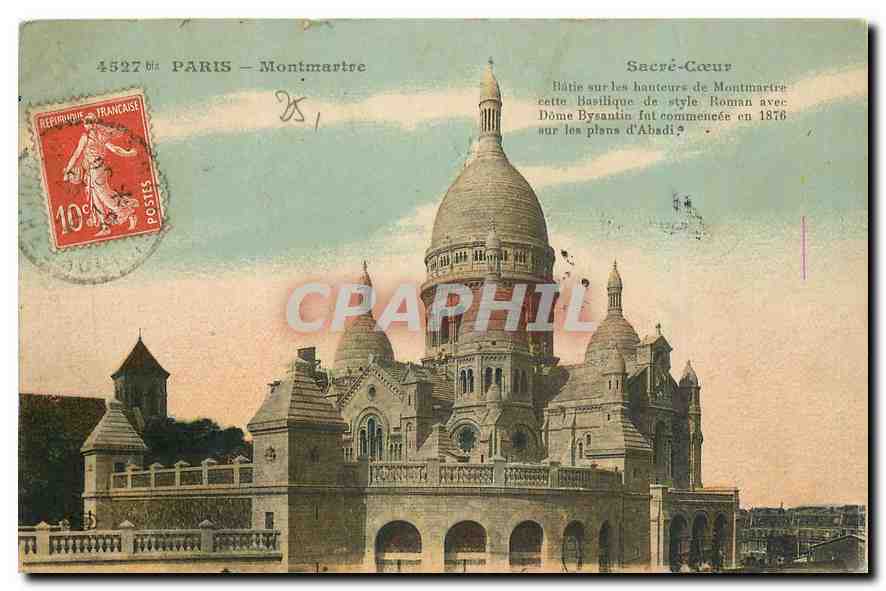 CPA Paris Montmartre Sacre Coeur 