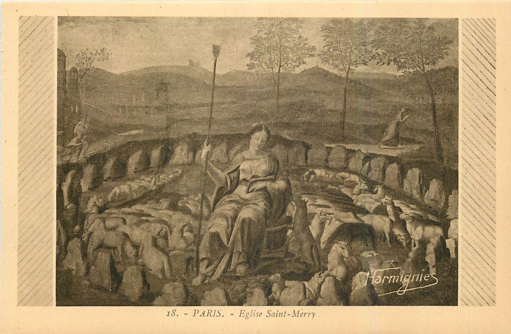 CPA Paris Eglise Saint Merry 