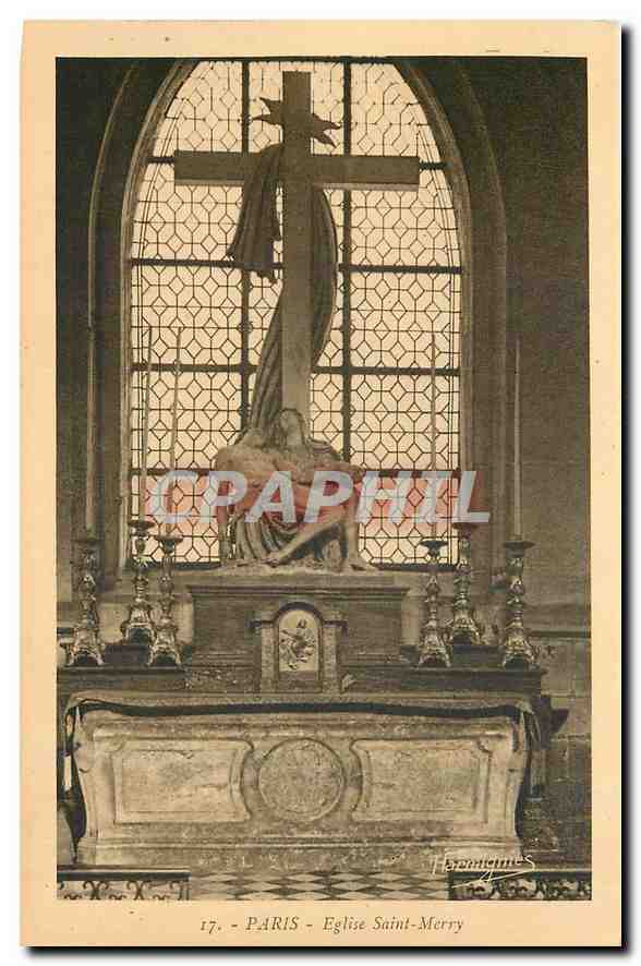 CPA Paris Eglise Saint Merry 