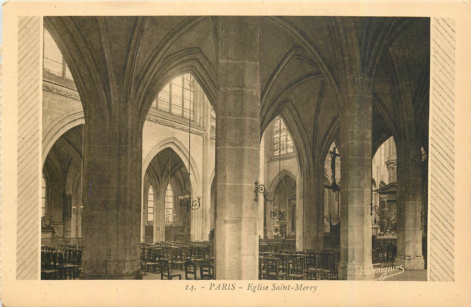 CPA Paris Eglise Saint Merry 