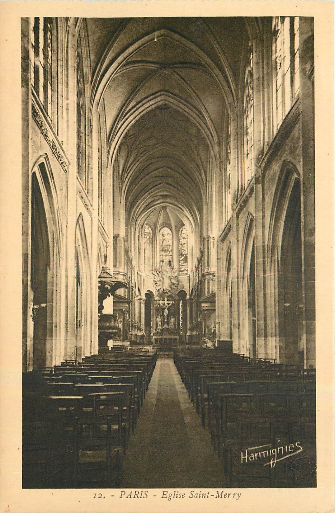 CPA Paris Eglise Saint Merry 