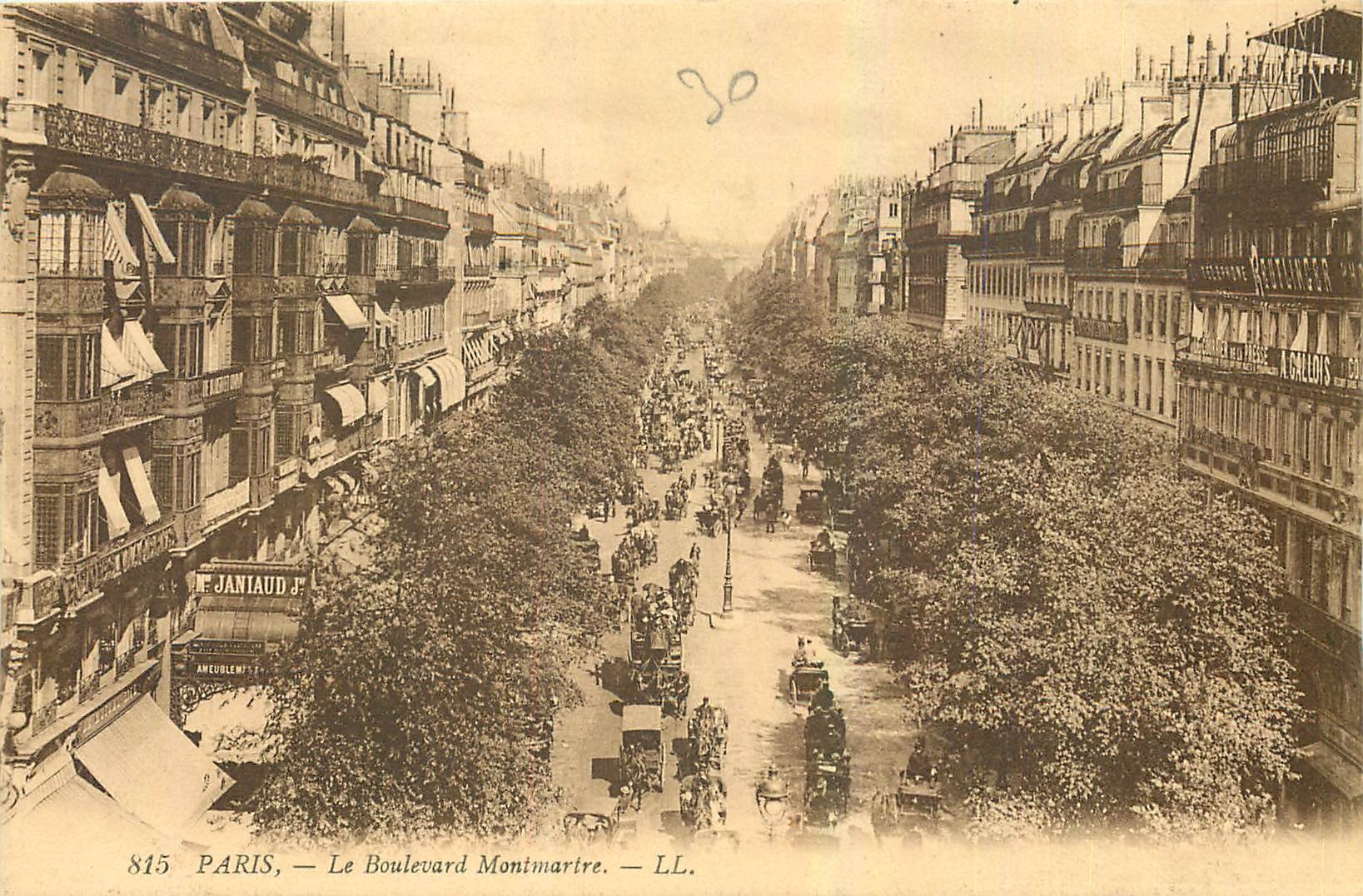CPA Paris Le Boulevard Montmartre 